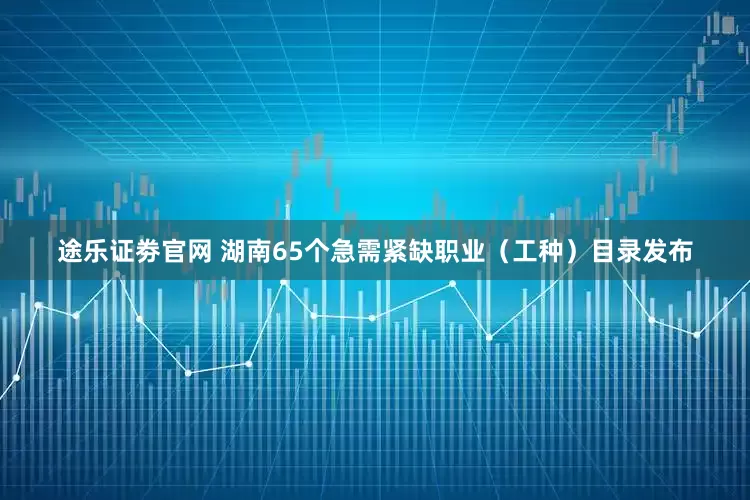 途乐证劵官网 湖南65个急需紧缺职业（工种）目录发布